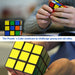4817 Plastic Fancy 3x3 Small Cube Puzzles Game - 2 Pieces (Multicolour) 
