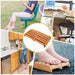 7262 Wooden Foot Massager Roller Reflexology Foot Massager for Increase Blood Circulation and Plantar Fasciitis Relieve Pain 